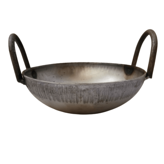 5 Inch Iron Kadai / Small Kadai for Cooking (350 g)