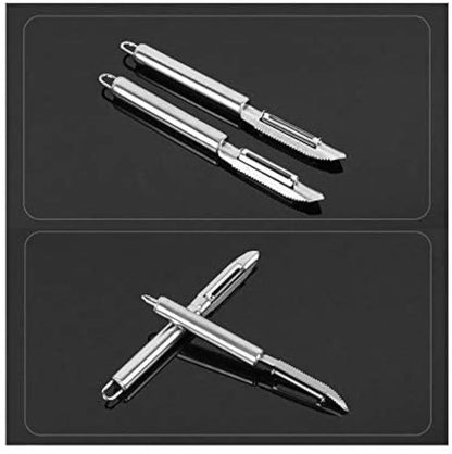 Stainless Steel Fruit & Vegetable Peeler, Fish Scale Planer, Potato Cutter (8.5 Inch'') - 1 Piece