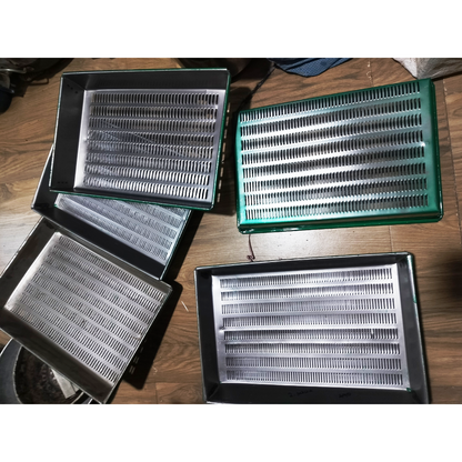 Straight Hole Perforated Rectangle Shaped Plate Iron Sieve / Strainer / Chalni / Jalleda / Channi / Arisi Jalladai / Drainer / Sift