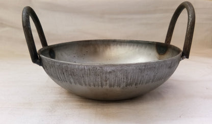 5 Inch Iron Kadai / Small Kadai for Cooking (350 g)