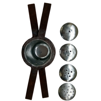 Handmade Galvanized Iron MURUKKU / CHAKLI / JANTHIKULU / SEV SANCHA / IDIYAPPAM / GANTHIYA Maker with 4 Different Plates