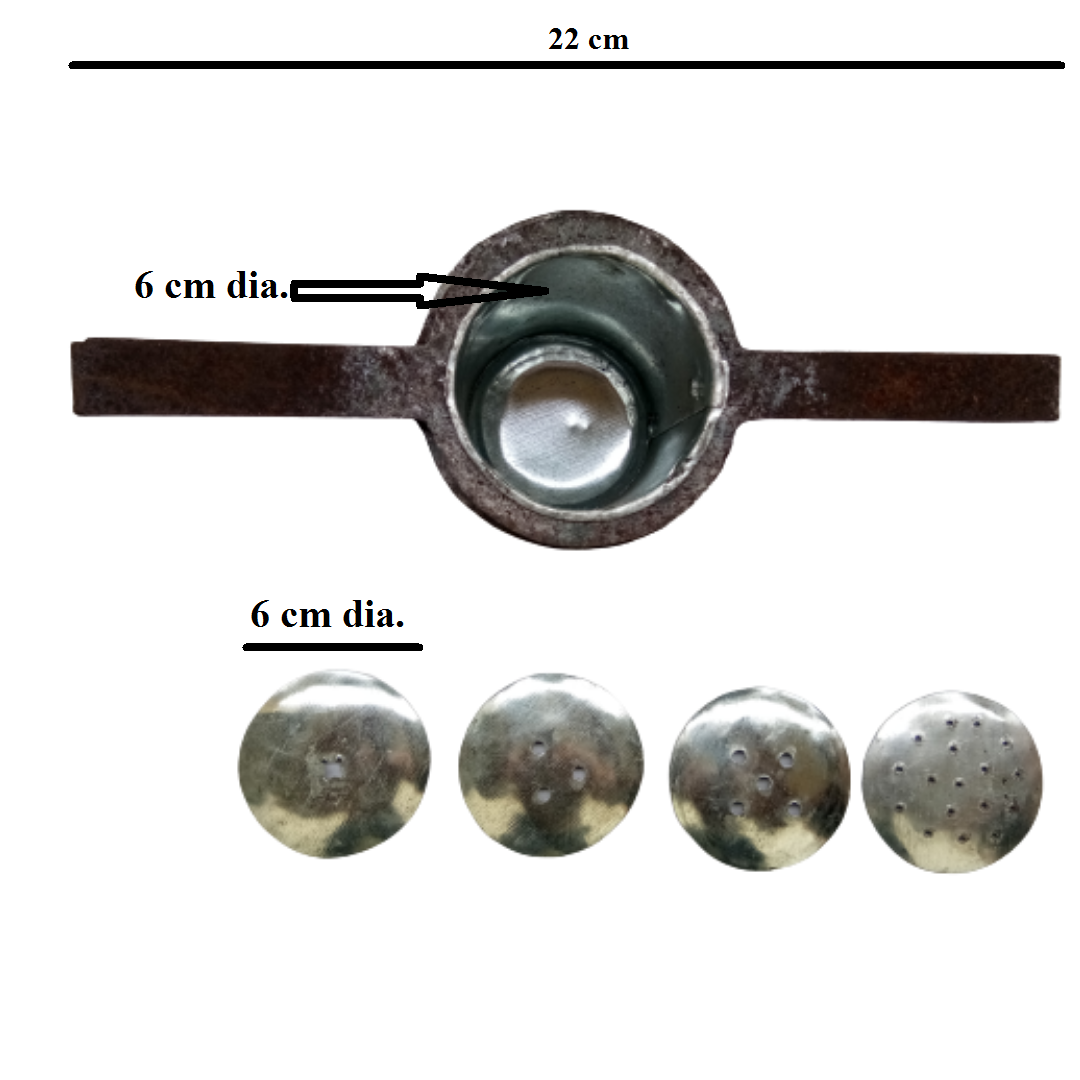 Handmade Galvanized Iron MURUKKU / CHAKLI / JANTHIKULU / SEV SANCHA / IDIYAPPAM / GANTHIYA Maker with 4 Different Plates