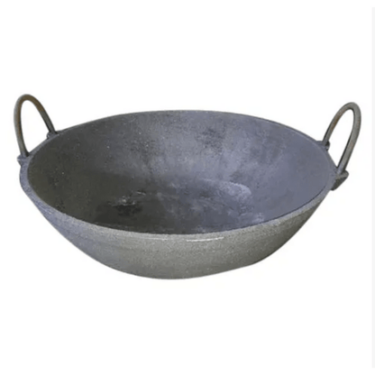 Traditional Cast Iron Kadai for Cooking (8 to 12 Inches)