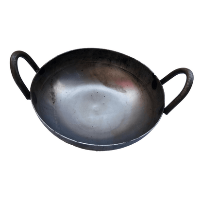 7 Inch Iron Kadai / Small Kadai for Cooking (450 - 500 g Weight)