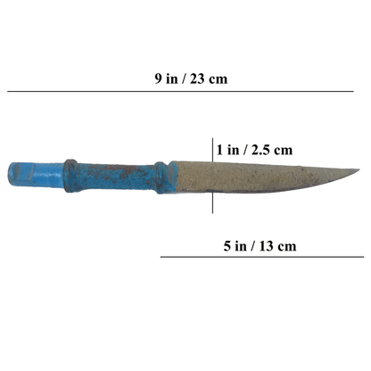 Coconut Knife / Coconut Cutter Tool / Coconut Breaker Tool / Naariyal Remover - Iron Heavy Knife for Removing Flesh from Shell (9 inch Length, 250 g Weight)