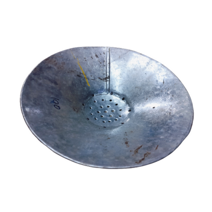 Handmade Round Hole Iron Strainer / Poha Chalni / Strainer Colander / Oil Strainer