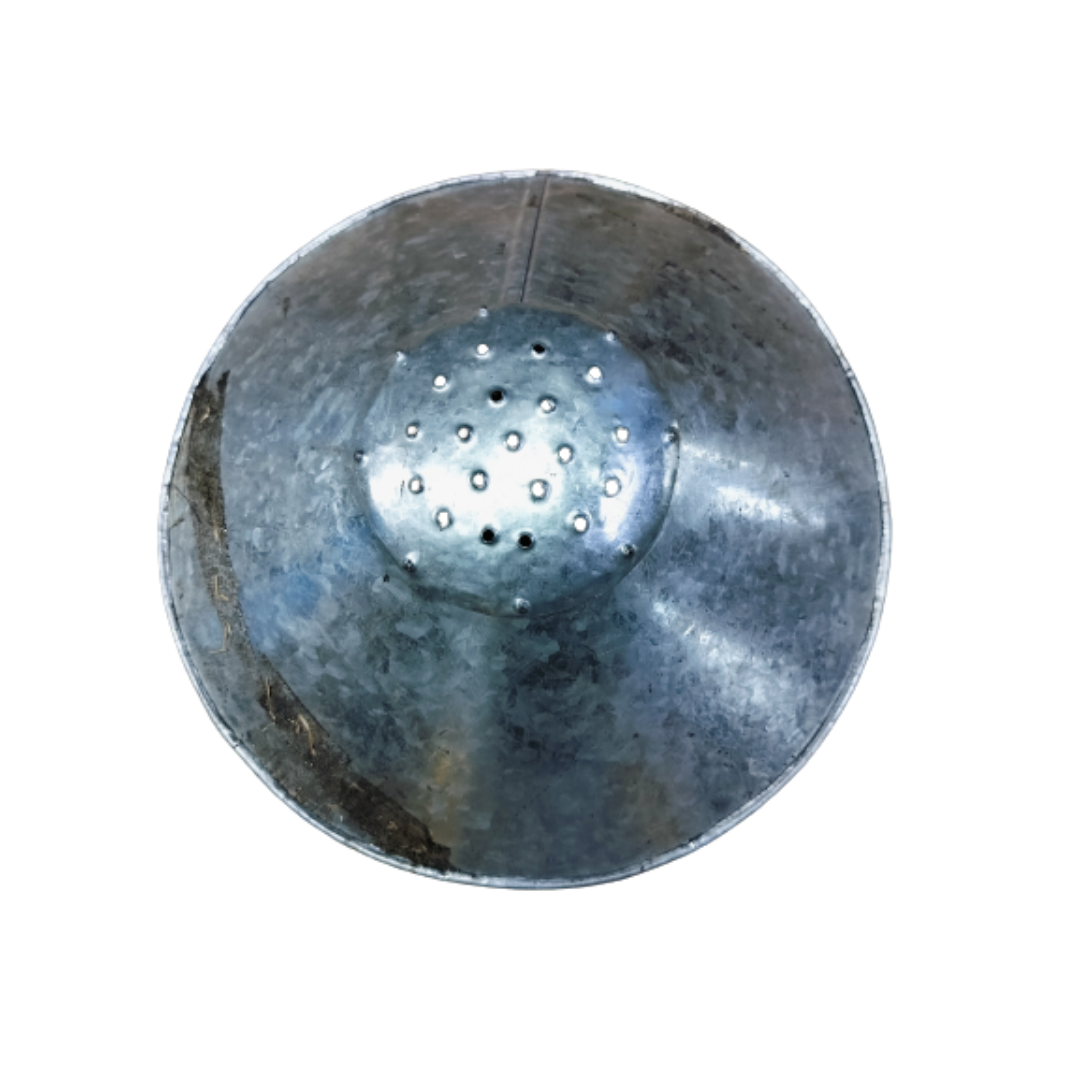 Handmade Round Hole Iron Strainer / Poha Chalni / Strainer Colander / Oil Strainer