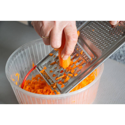 Multi-Purpose Stainless Steel Cheese and Vegetable Grater, Slicer, Chips Maker