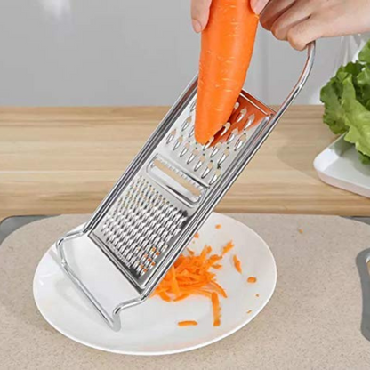 3 in 1 Multi-Purpose Vegetable Stainless Steel Flat Grater