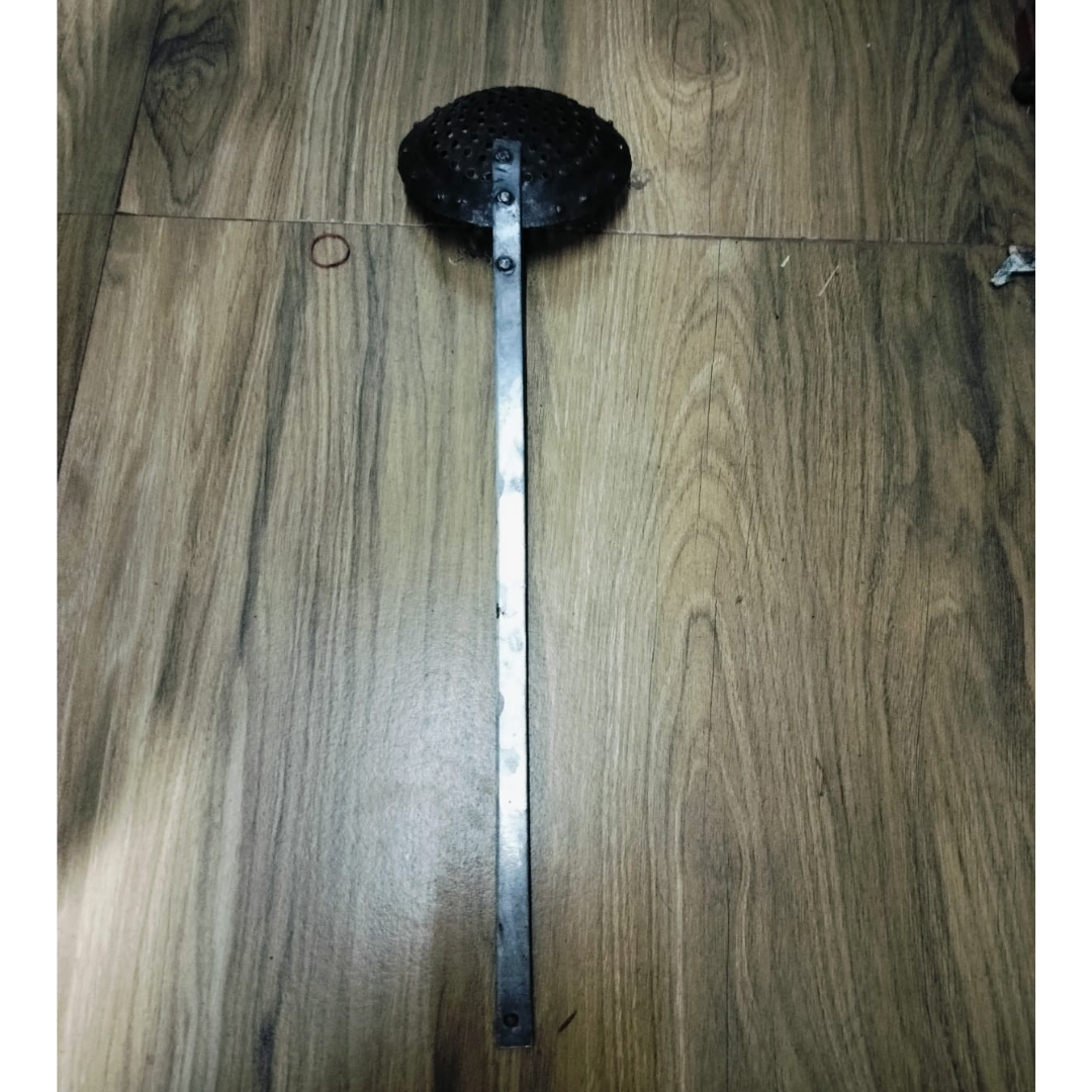 Iron Skimmer / Frying Jhara / Mesh Strainer / Jhaari / Frying Spoon for Oily Foods (7 to 12 inch diameter)