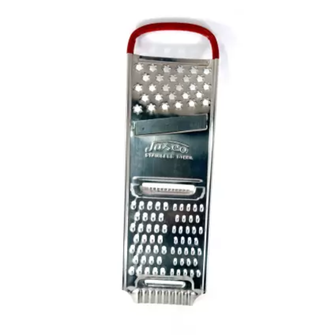 Multi-Purpose Stainless Steel Cheese and Vegetable Grater, Slicer, Chips Maker