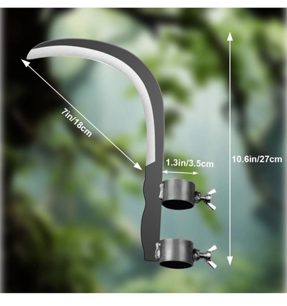 Hand Sickle Cutter Blade – Curved Metal Blade for Grass, Weeds, Harvesting, Gardening & Farming | Durable Manual Cutting Tool | Blade Only