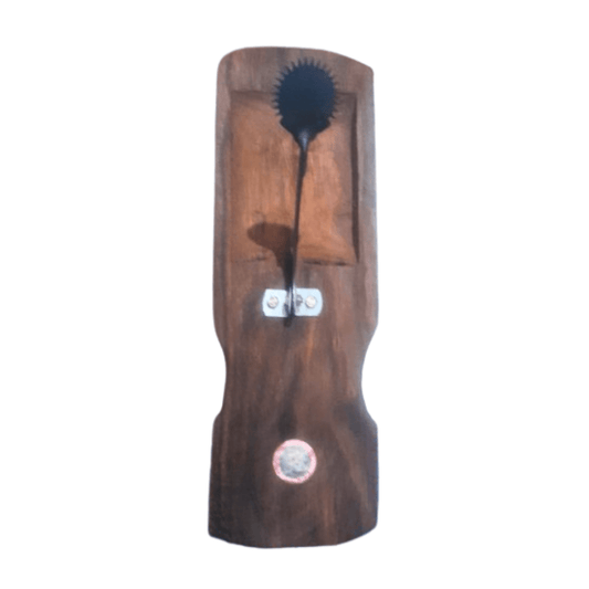 Traditional Foldable Iron Vegetable Cutter with Wooden Base – Perfect for Daily Cooking