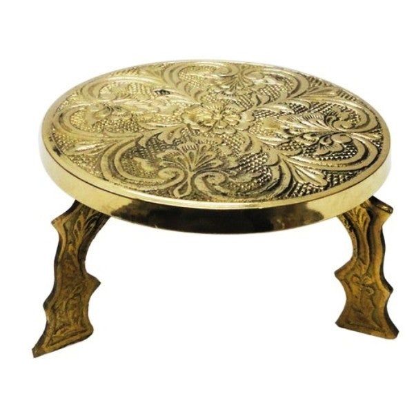 Brass Mukkali | Traditional South Indian Brass Pooja Stool | Assorted Designs