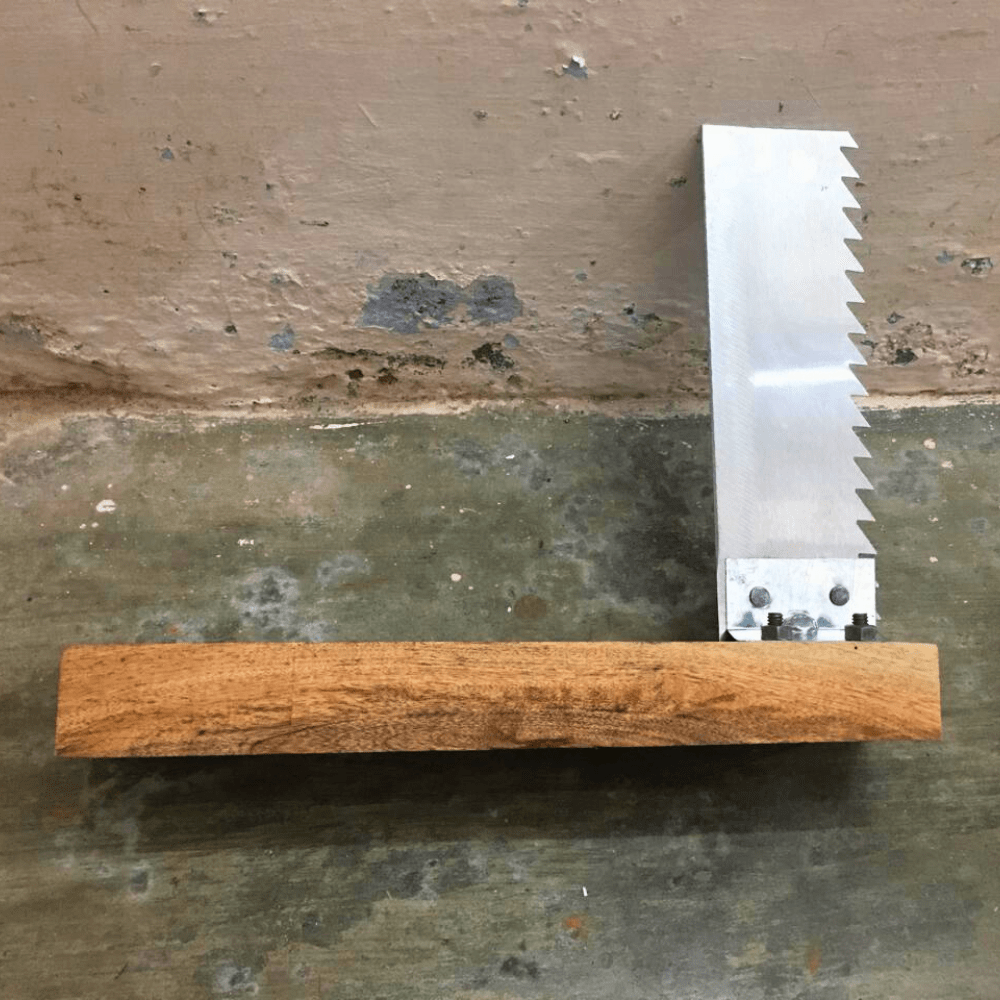 Traditional Fish Aruvamanai / Meen Kathipeeta – Heavy Steel Blade with Solid Wooden Base | Fish & Meat Cutting Tool | Handmade