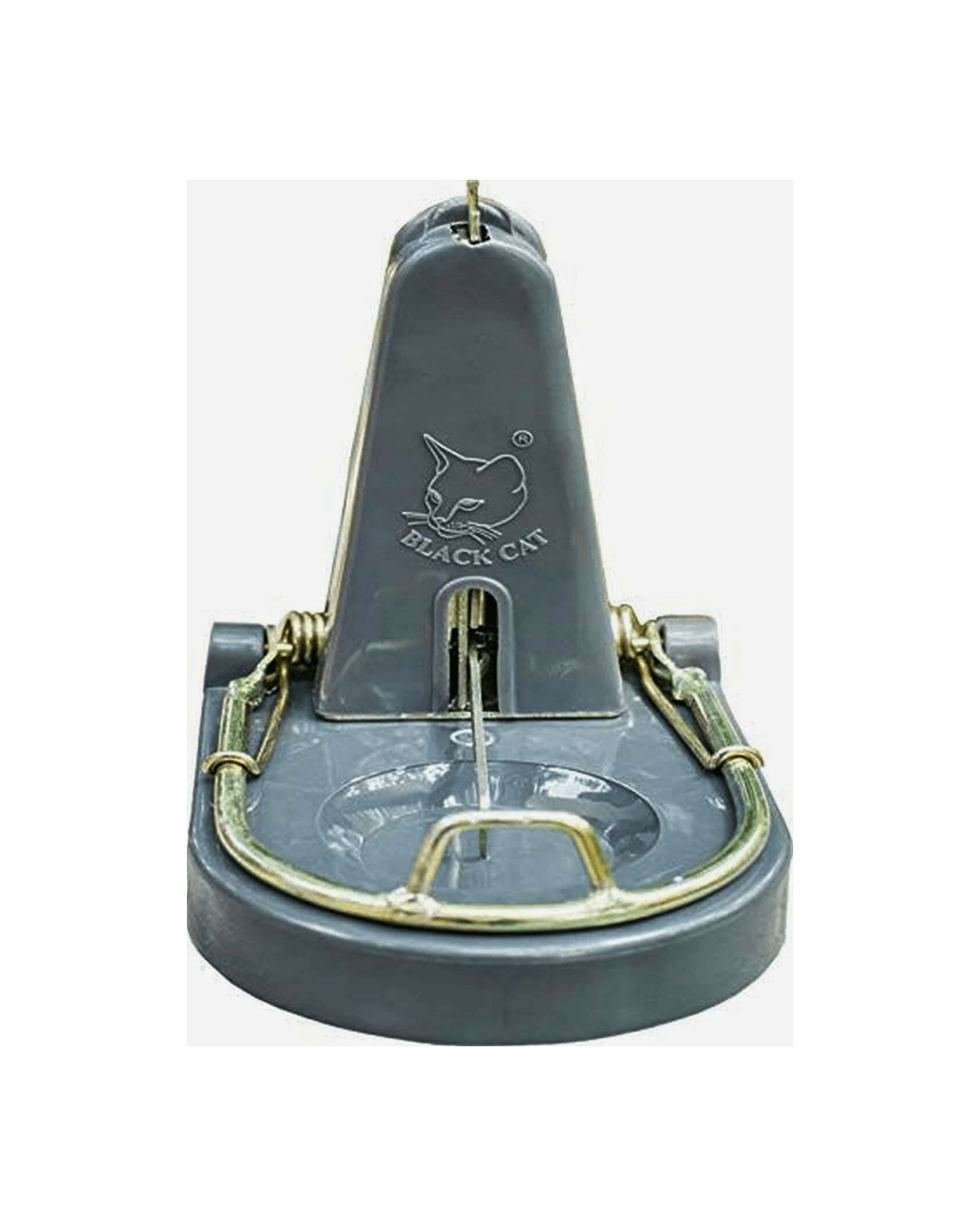 Black Cat Rat Trap – Heavy Spring Snap Trap for Home, Shops & Godowns | Reusable Plastic Rat Catcher