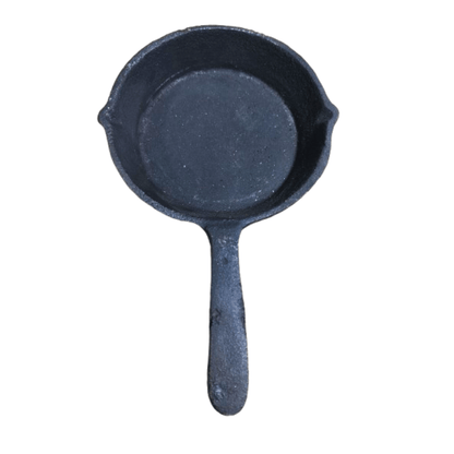 Cast Iron Mini Fry Pan / Small Skillet – 6 Inch (15.2 cm), 0.42 L, 1.1 kg | Pure Iron | Induction-Friendly | No Chemical Coating
