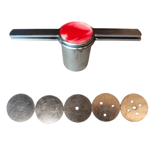 Traditional Galvanized Iron Murukku Maker with 5 Plates – No Rivet, Leakproof Design ( Weight - 600 gm )