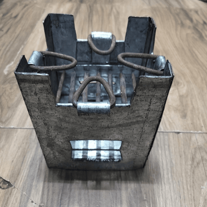 Traditional Charcoal Stove (Kari Aduppu) | Heavy Iron Stove for Tea Kadai, Hotels, Village & Emergency Cooking