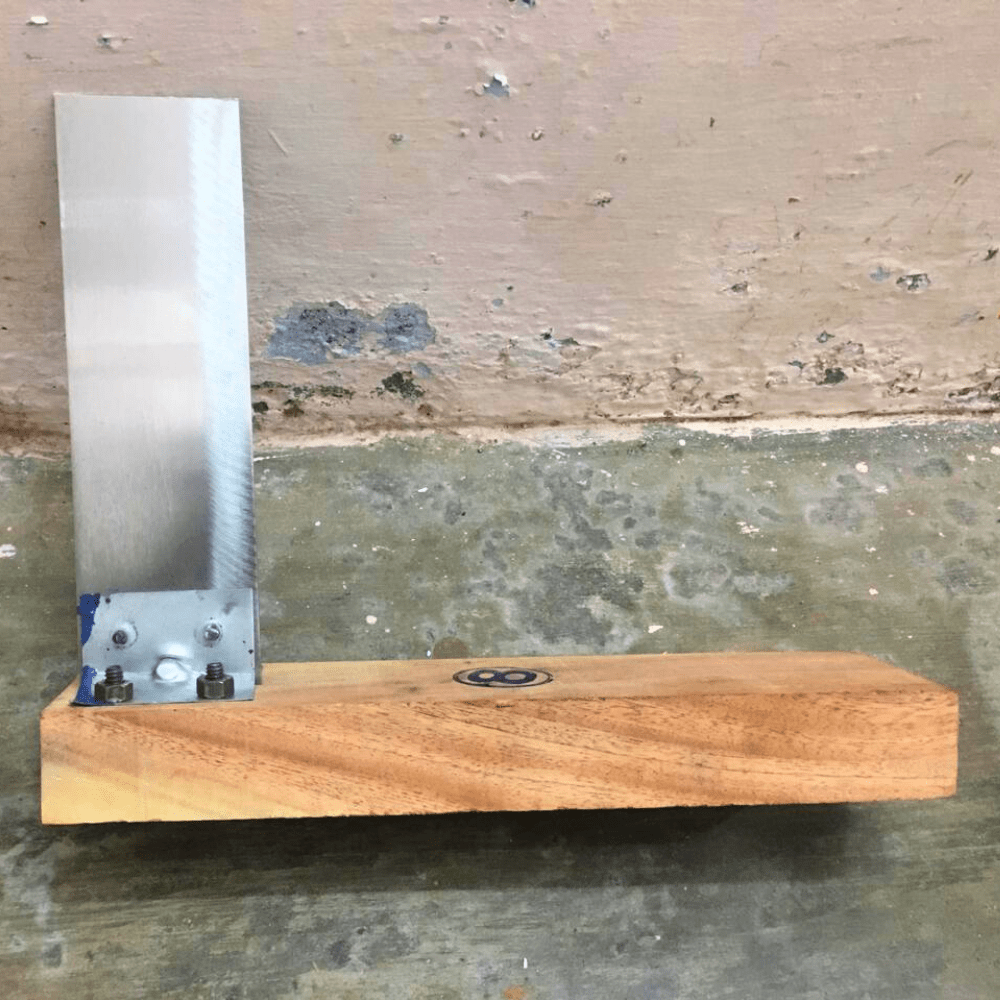 Traditional Fish Aruvamanai / Meen Kathipeeta – Heavy Steel Blade with Solid Wooden Base | Fish & Meat Cutting Tool | Handmade