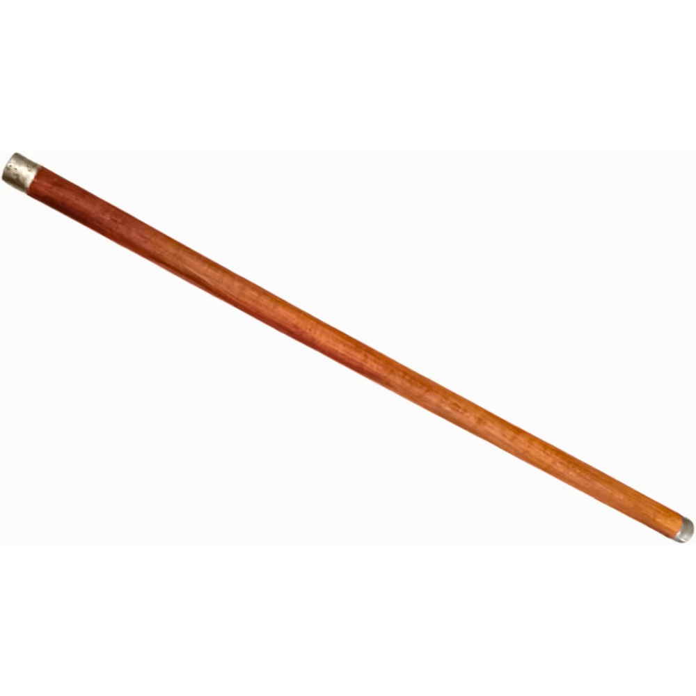 Wooden Rice Stamper / Arisi Ulakkai / Chaval Musal / Akki Pestal / உலக்கை – 60 Inches (5 Feet) – Premium Model with Brass Rings on Both Sides