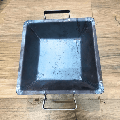👉 Traditional Iron Omam Kundam 9×9 Inch – Small Size Havan Kund with 4-Leg Stand -  Ideal for Home Pooja, Homam & Rituals