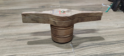 Teak Wood Idiyappam Maker | Sev Sancha Kitchen Press with Aluminum Clad Interior and Brass Bottom Sheet