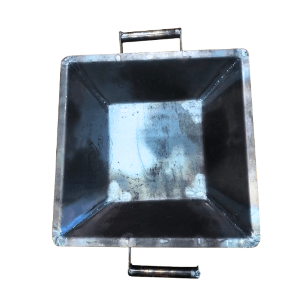 Traditional Iron Omam Kundam 12 x 12 Inch – Big Size Havan Kund with 4-Leg Stand -  Ideal for Home Pooja, Homam & Rituals