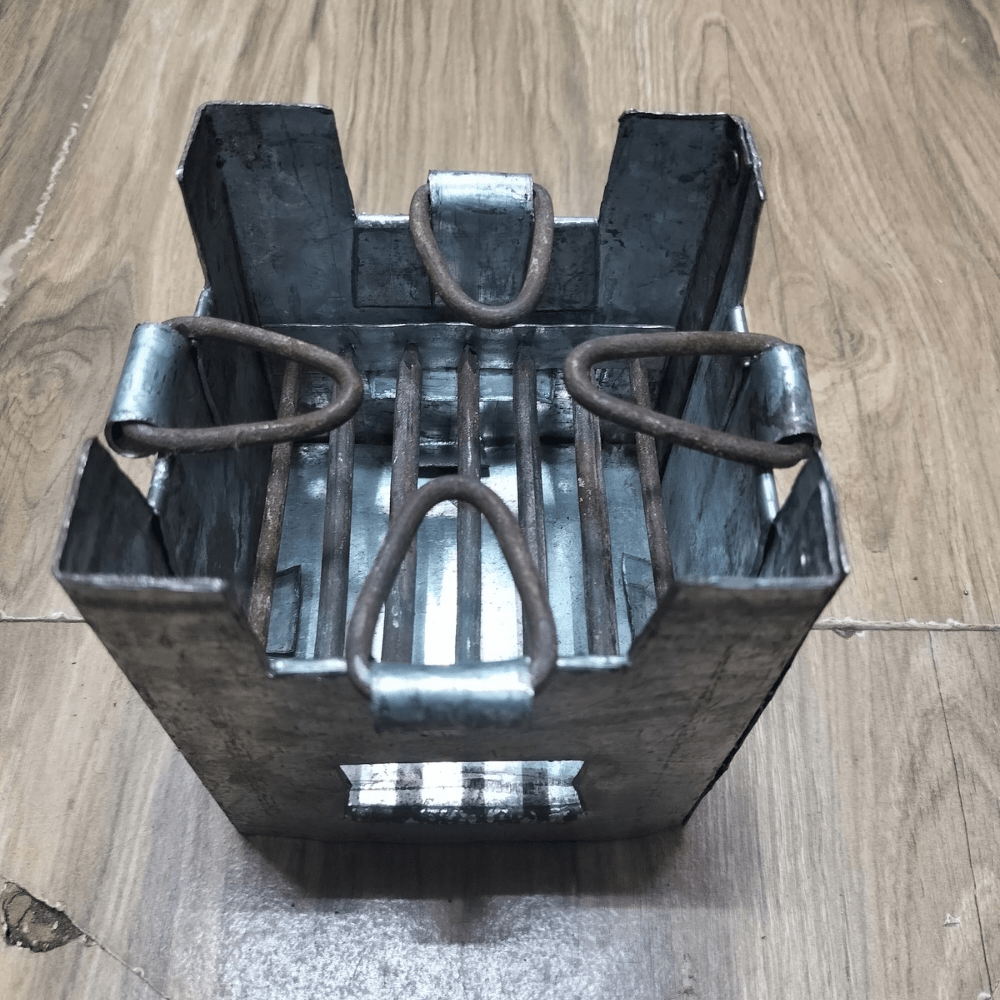 Traditional Charcoal Stove (Kari Aduppu) | Heavy Iron Stove for Tea Kadai, Hotels, Village & Emergency Cooking