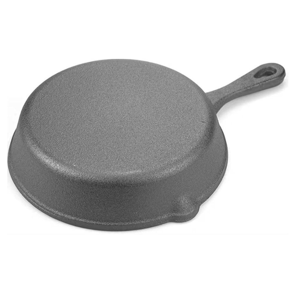 Cast Iron Mini Fry Pan / Small Skillet – 6 Inch (15.2 cm), 0.42 L, 1.1 kg | Pure Iron | Induction-Friendly | No Chemical Coating