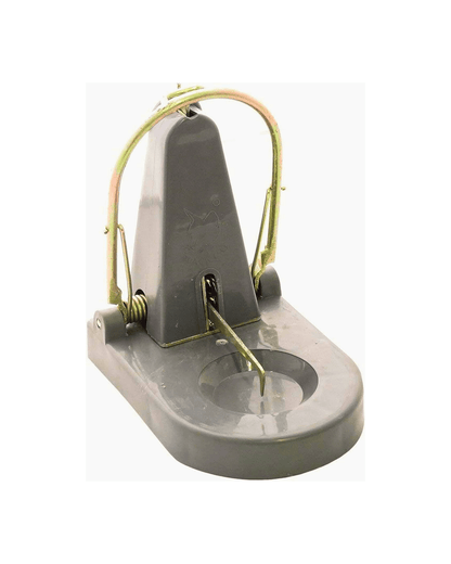 Black Cat Rat Trap – Heavy Spring Snap Trap for Home, Shops & Godowns | Reusable Plastic Rat Catcher