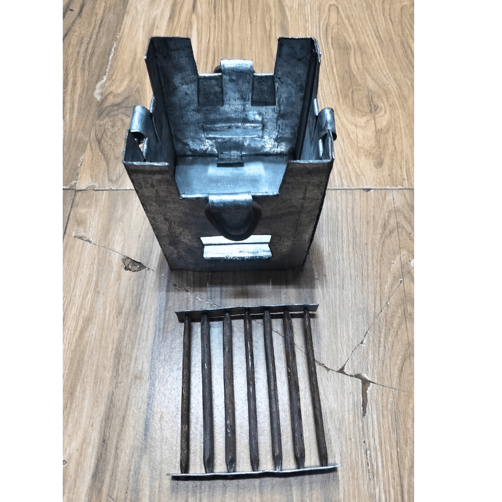 Traditional Charcoal Stove (Kari Aduppu) | Heavy Iron Stove for Tea Kadai, Hotels, Village & Emergency Cooking