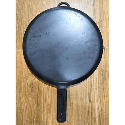 ⭐ Premium Pure Iron Flat Dosa Tawa with Border | Strong PVC Handle | Heavy 3–4mm Thickness | 12” Size | Handmade in India 🍳🔥
