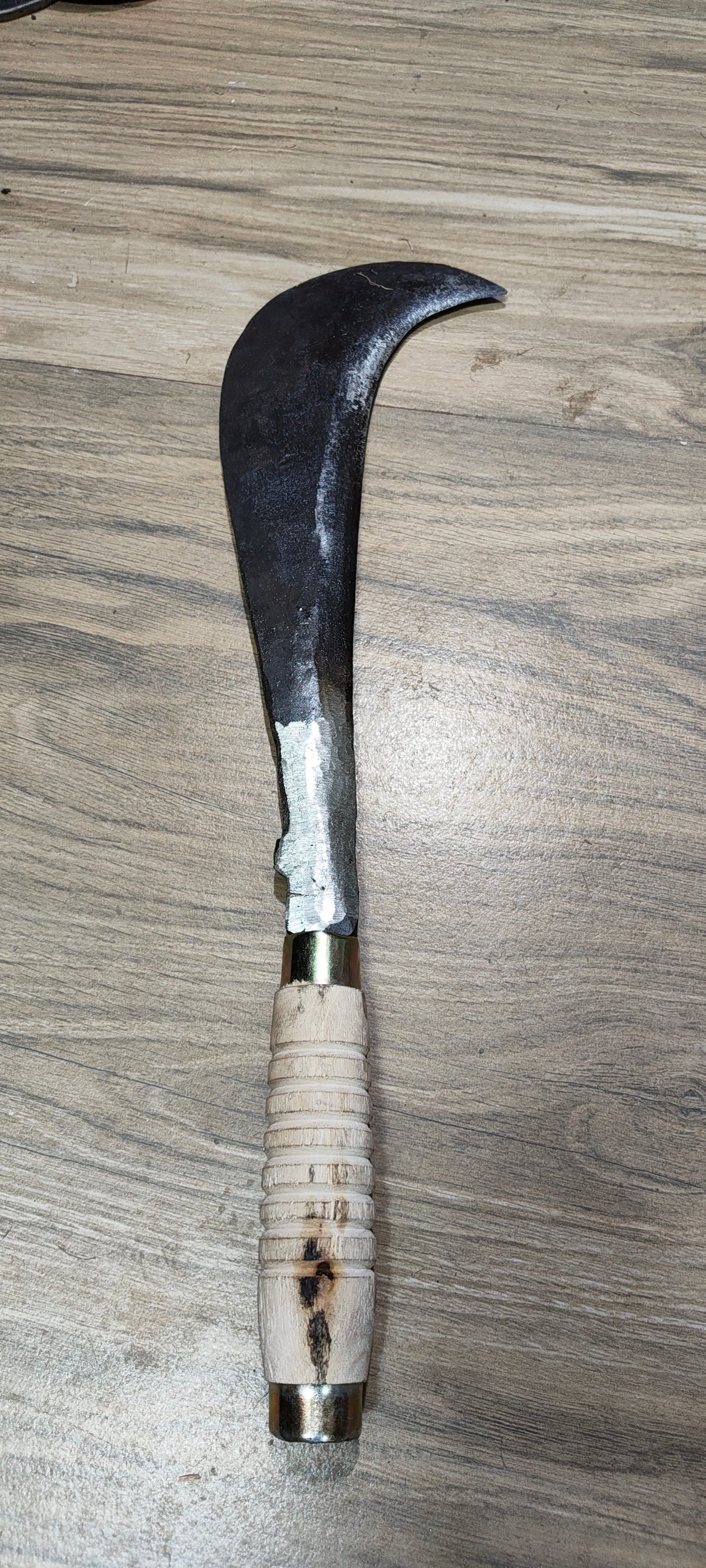Urukku Aruval – Spring Steel with Wooden Handle | 18 Inch | Approx. 600g