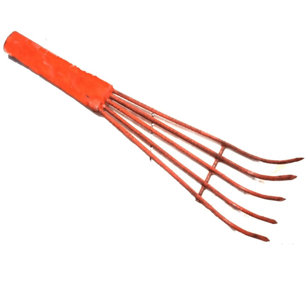 Heavy-Duty Iron Hand Cultivator for Gardening – Ideal for Weeding & Soil Loosening (Multi-Color)