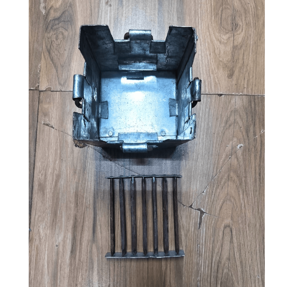 Traditional Charcoal Stove (Kari Aduppu) | Heavy Iron Stove for Tea Kadai, Hotels, Village & Emergency Cooking