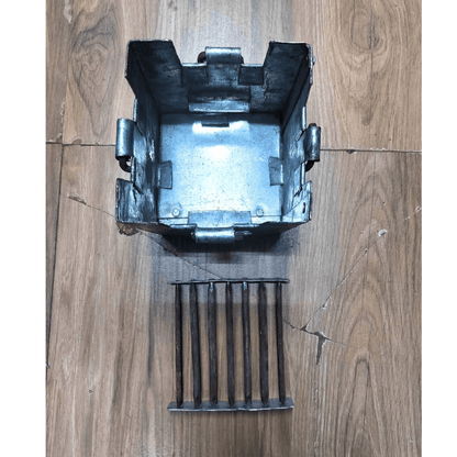 Traditional Charcoal Stove (Kari Aduppu) | Heavy Iron Stove for Tea Kadai, Hotels, Village & Emergency Cooking