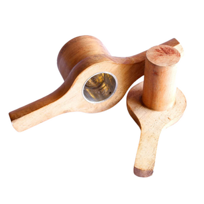Idiyappam, Sev Sancha Maker, Wooden Kitchen Press with Aluminum Clad Interior and Brass Bottom Sheet