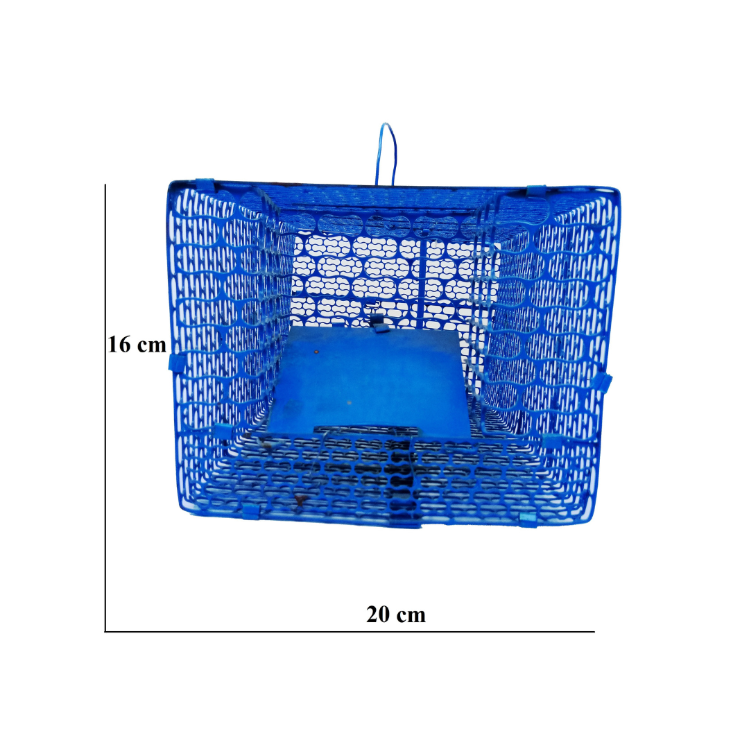 Iron Rat Trap cage / Rat Trap Machine with Multiple Catching Mechanisms, 600 g (Medium Size - 30 x 20 x 16 x cm)