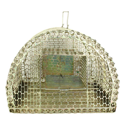 Round Rat Trap Cage / Chuha Pinjra for Catching Rat / Mouse / Rodent with Multiple Catching Mechanisms (No Kill)