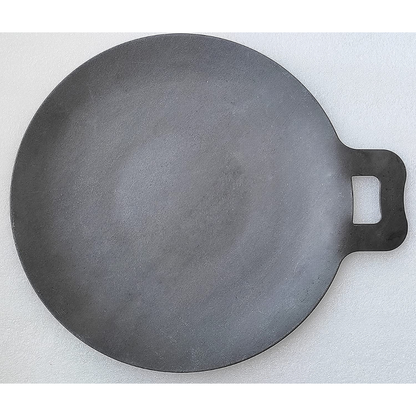 Traditional Concave Shaped Iron Dosa & Roti Tawa (12 Inch, 2.3 Kg)