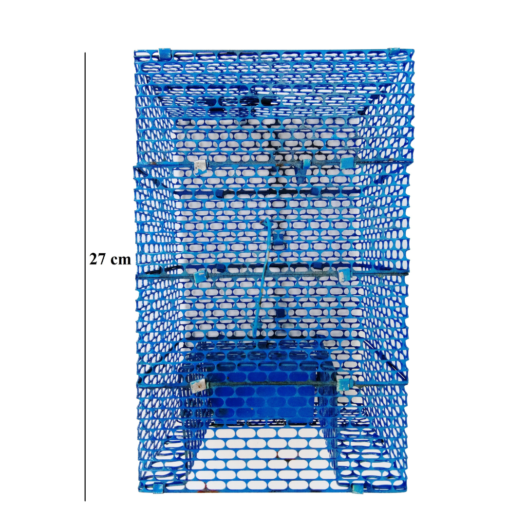 Iron Rat Trap cage / Rat Trap Machine with Multiple Catching Mechanisms, 500 g (Small Size - 27 x 17 x 13 cm)