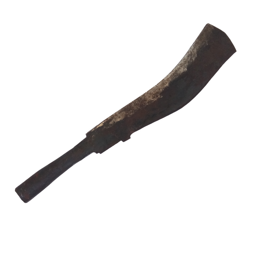 Traditional Heavy Iron Billhook | Wood Cutting Knife | Coconut Breaker ...