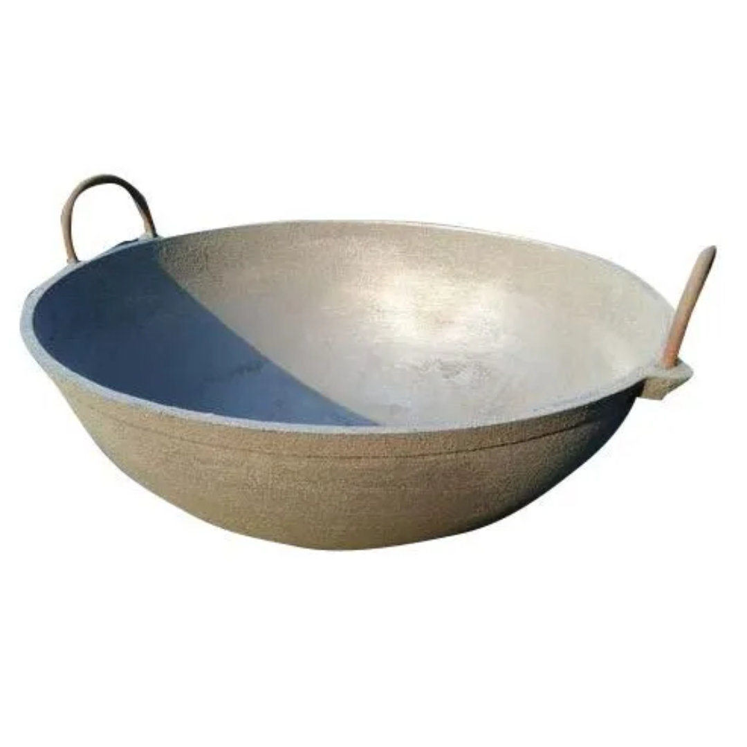 Traditional Cast Iron Kadai for Cooking (8 to 12 Inches) – Santhi